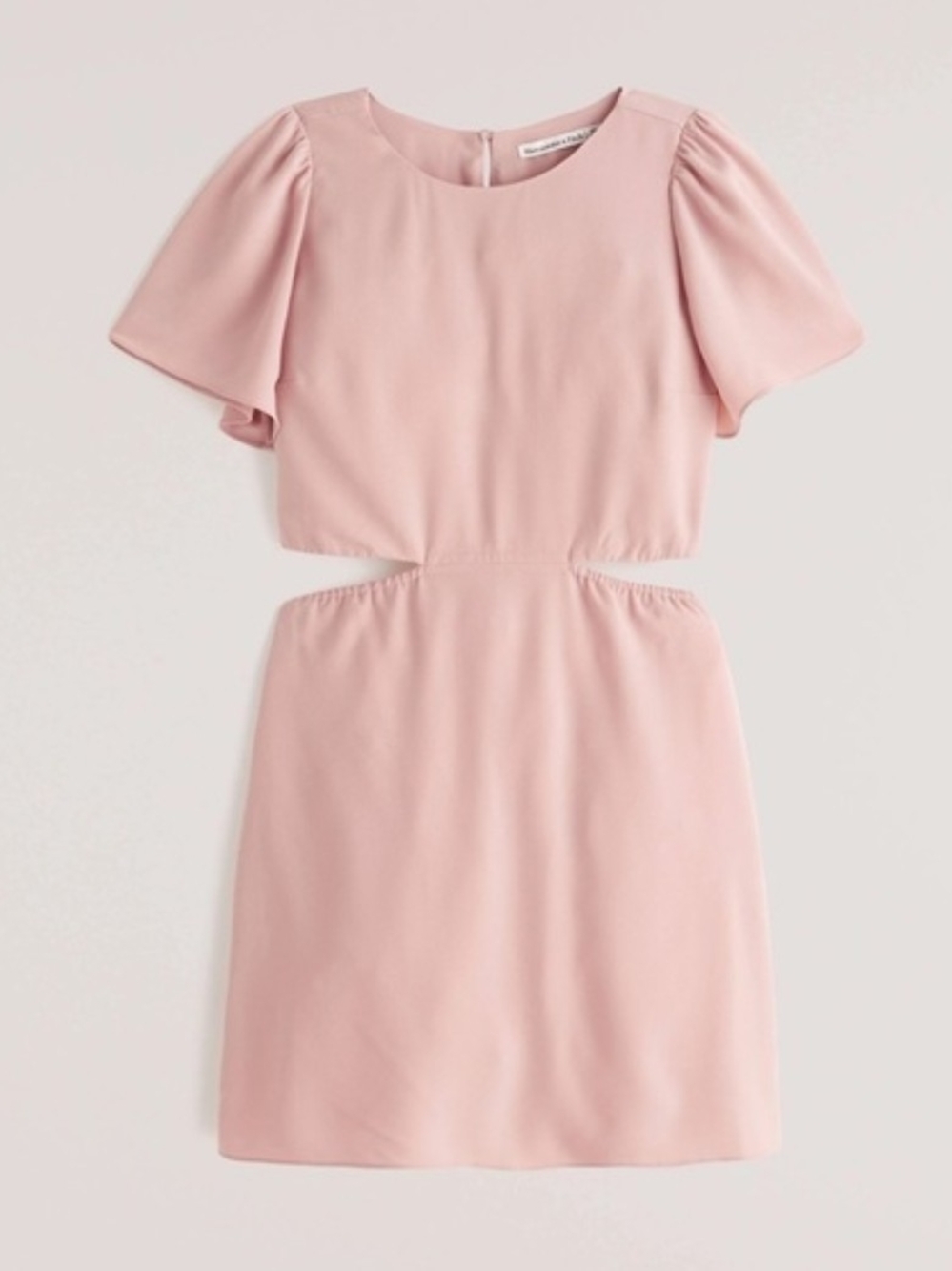 Women's Abercrombie Cutout A-Line Mini Dress - Light Pink (XS)